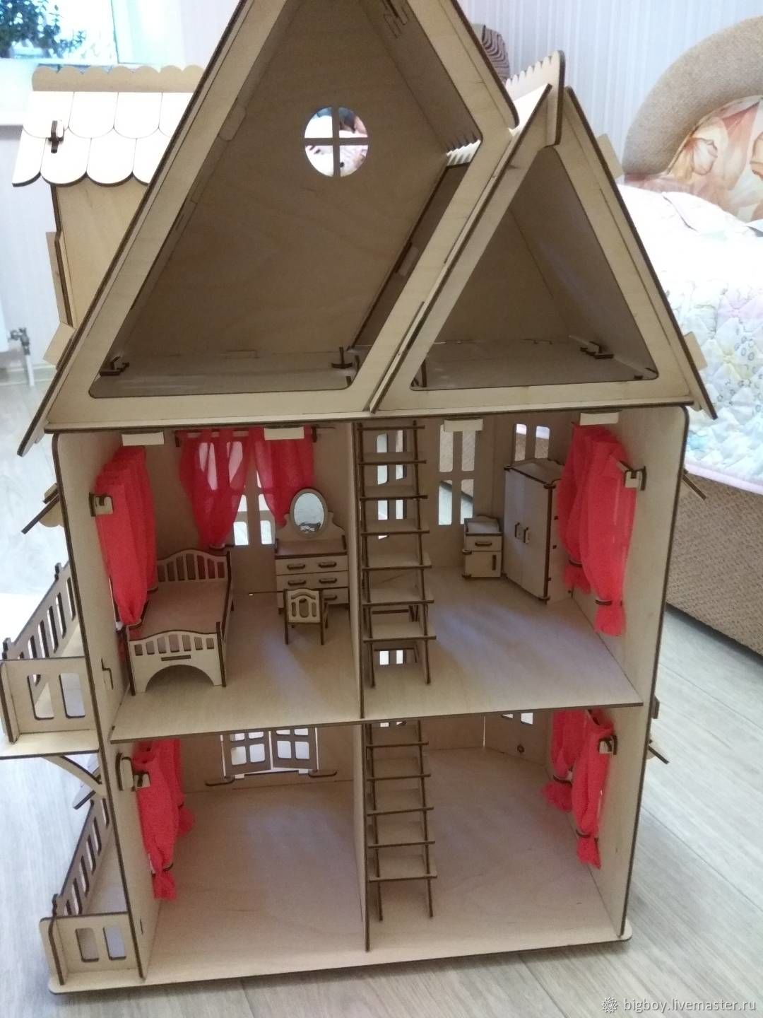 Как раскрасить домик из фанеры: Как покрасить кукольный домик дома? - Woodlines.ru
