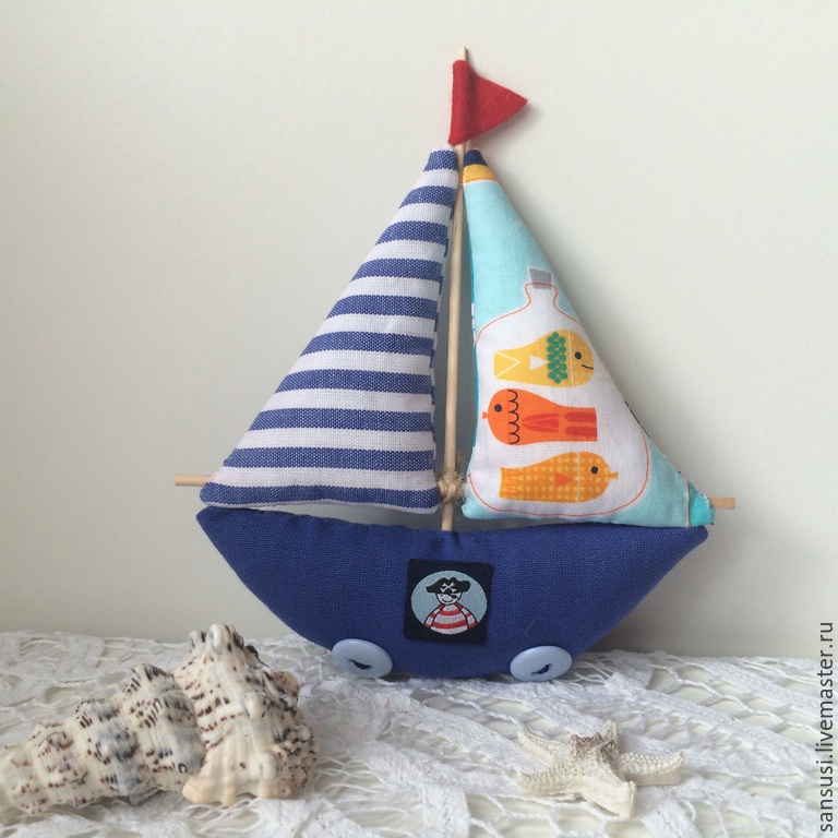 Как сшить кораблик из ткани: Кораблики из ткани