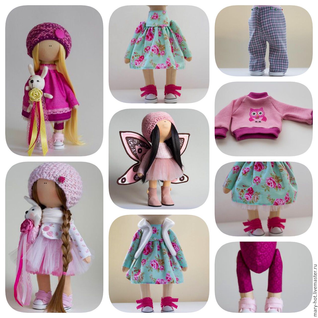 Одежда для кукол из ткани: Одежда, обувь, аксессуары для кукол: бесплатные мастер-классы