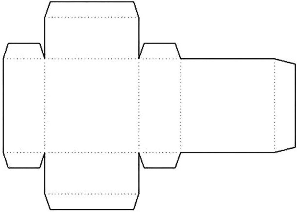 Коробочка своими руками из картона шаблон: поделки для детей, схема домика с большим шаблоном
