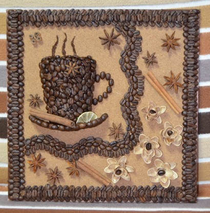 Картины из кофейных зерен своими руками мастер класс: Сегодня картины из кофейных зерен довольно популярны. Они чудесно смотрятся как на кухне, так и в гостиной… — ISaloni — студия интерьера, салон обоев