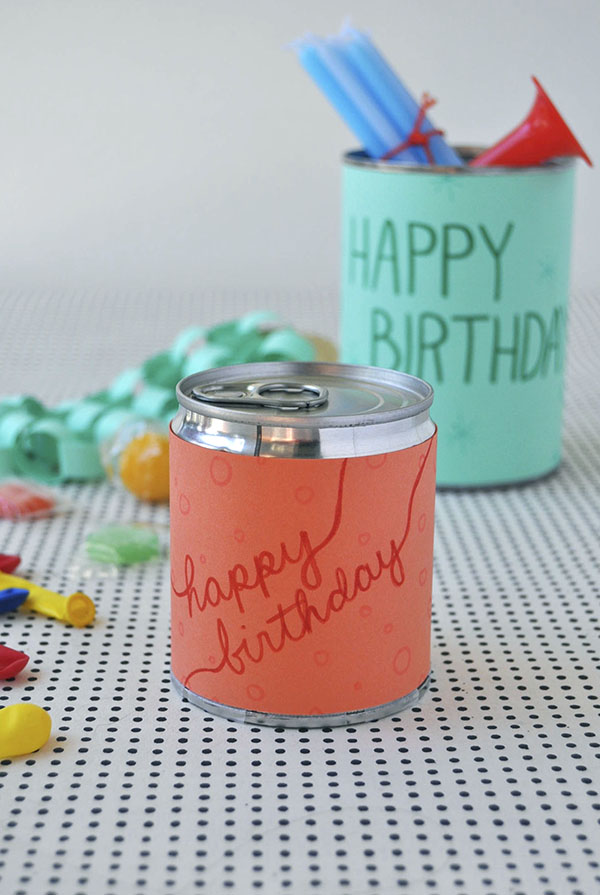 Birthday in a Can 