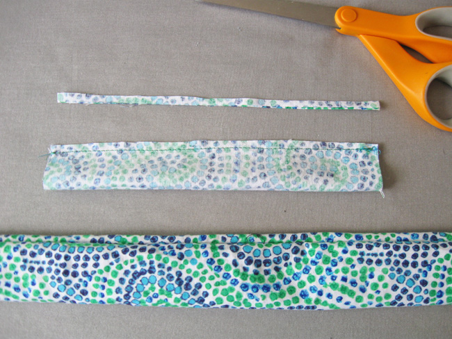 trim seam allowance on smaller piece