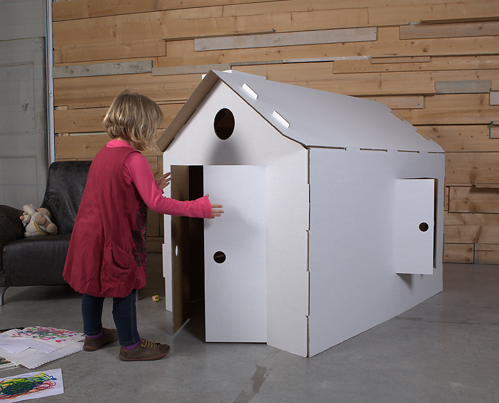 Как сделать дом из картона для детей: Как сделать домик из картона? Картонный домик своими руками