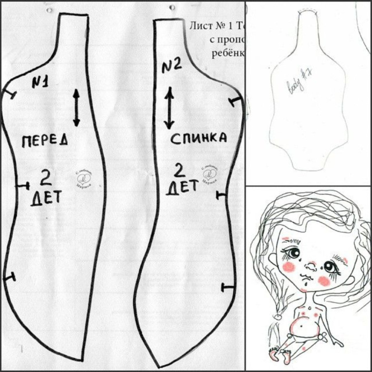 Выкройка куклы барби из ткани: Шитье для барби своими. Четыре платья по одной простой выкройке для Барби – одежда для куклы своими руками