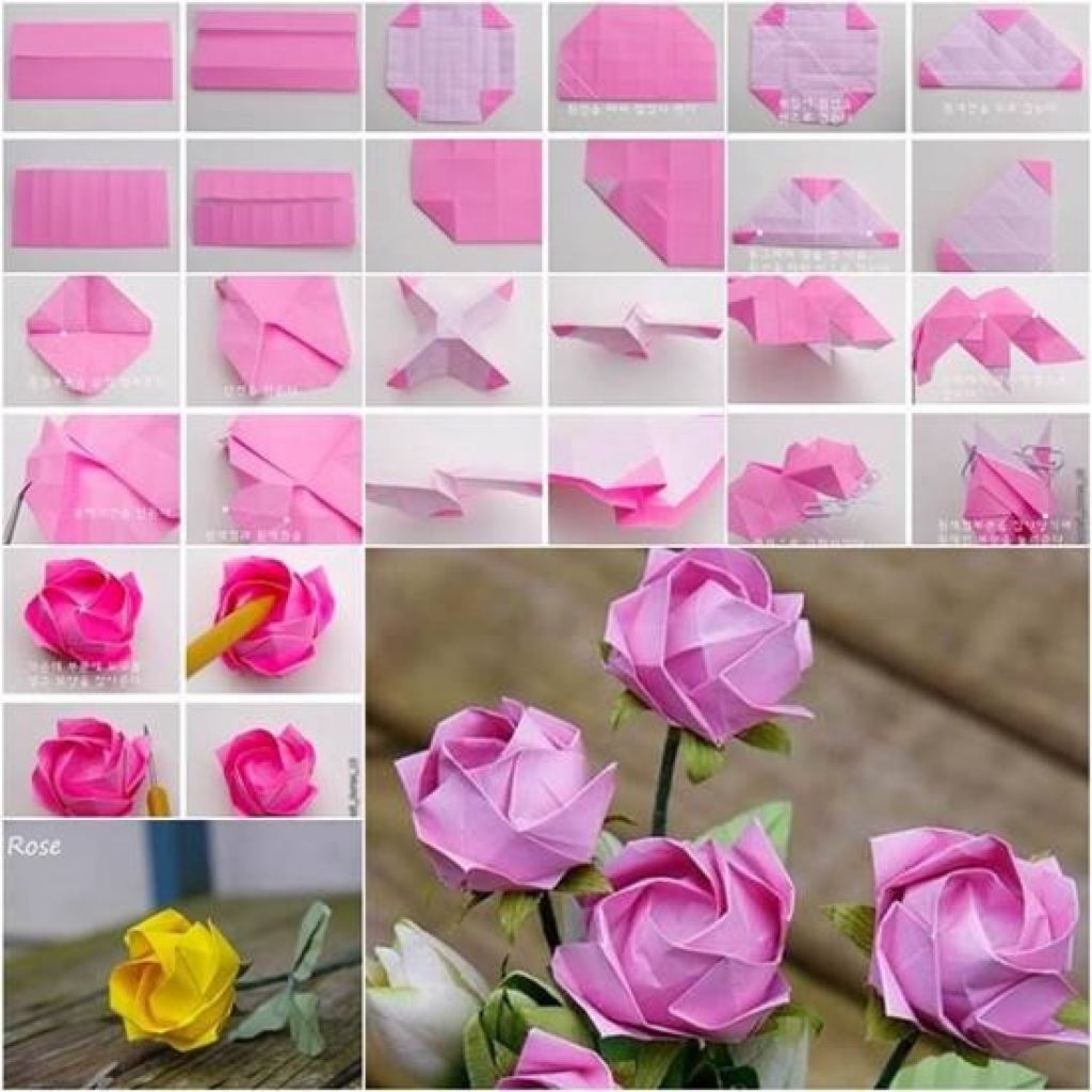 Как сделать розу из бумаги своими руками легко и быстро: Цветы из бумаги розы. Своими руками, пошаговые инструкции + 500 фото