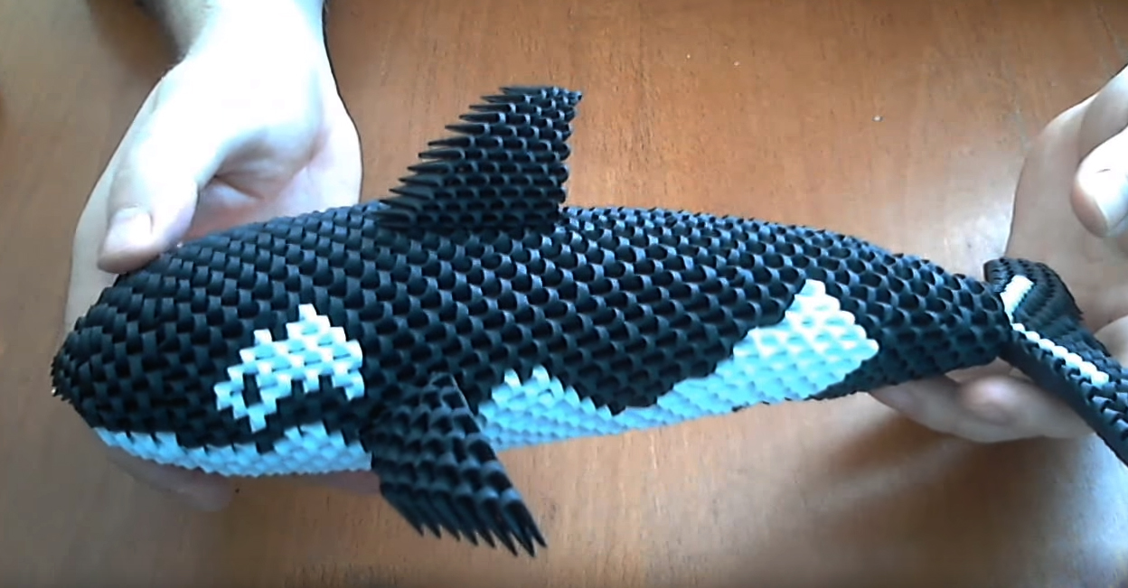 Как сделать из бумаги из модулей рыбку: Как сделать рыбку из модулей оригами?
