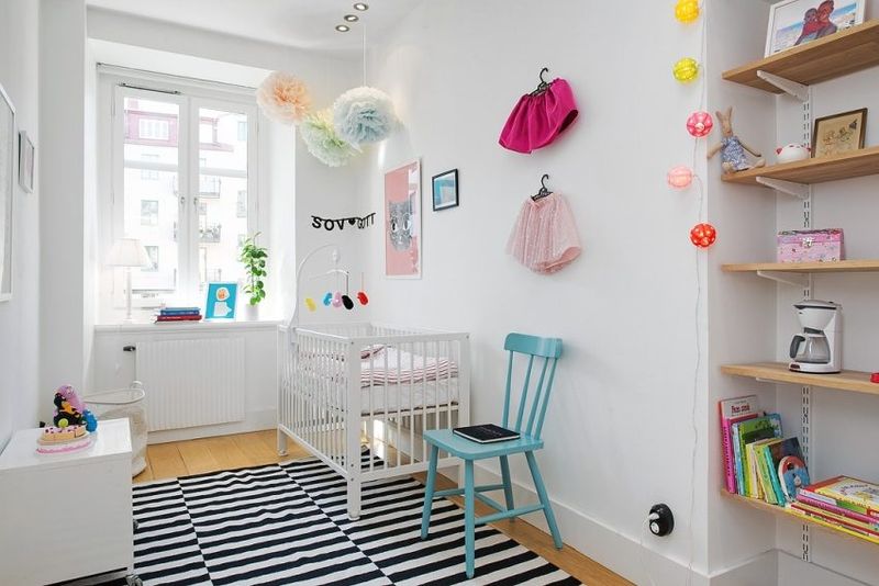 Оформление детской комнаты для маленького ребенка сдержанные тона