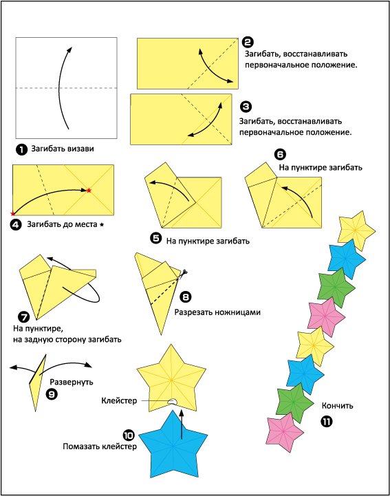 Как из бумаги вырезать звезду: Вырезаем из бумаги правильную пятиконечную звезду