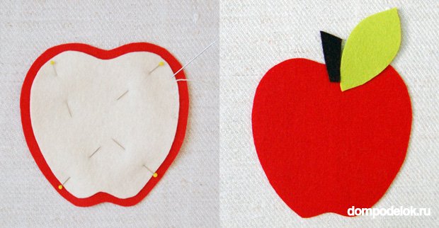 Поделка из фетра яблоко: Яблоко из фетра: подборка идей и выкроек