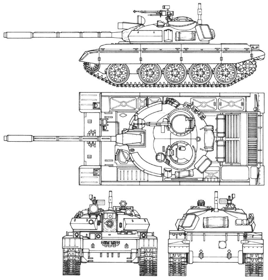 Чертеж ис 3: Тяжелый танк ИС-3 образца 1945 года. СССР