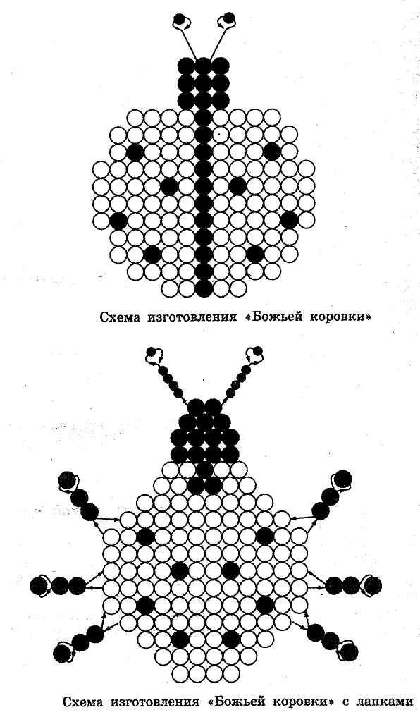 Фигуры из бисера схемы для начинающих схемы: Простые схемы плетения животных из бисера