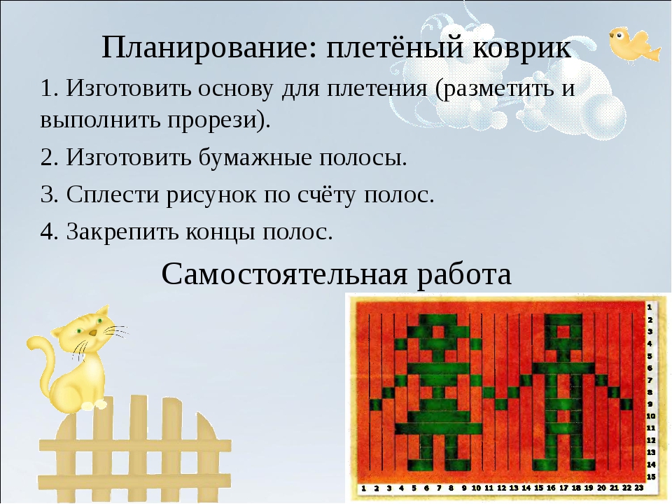 Урок труда 3 класс плетение из полосок бумаги: Конспект урока по технологии на тему ""Плетение из полосок бумаги." (3 класс)