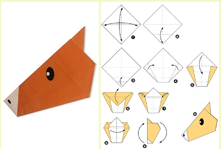Самое простое оригами для начинающих: Легкие схемы