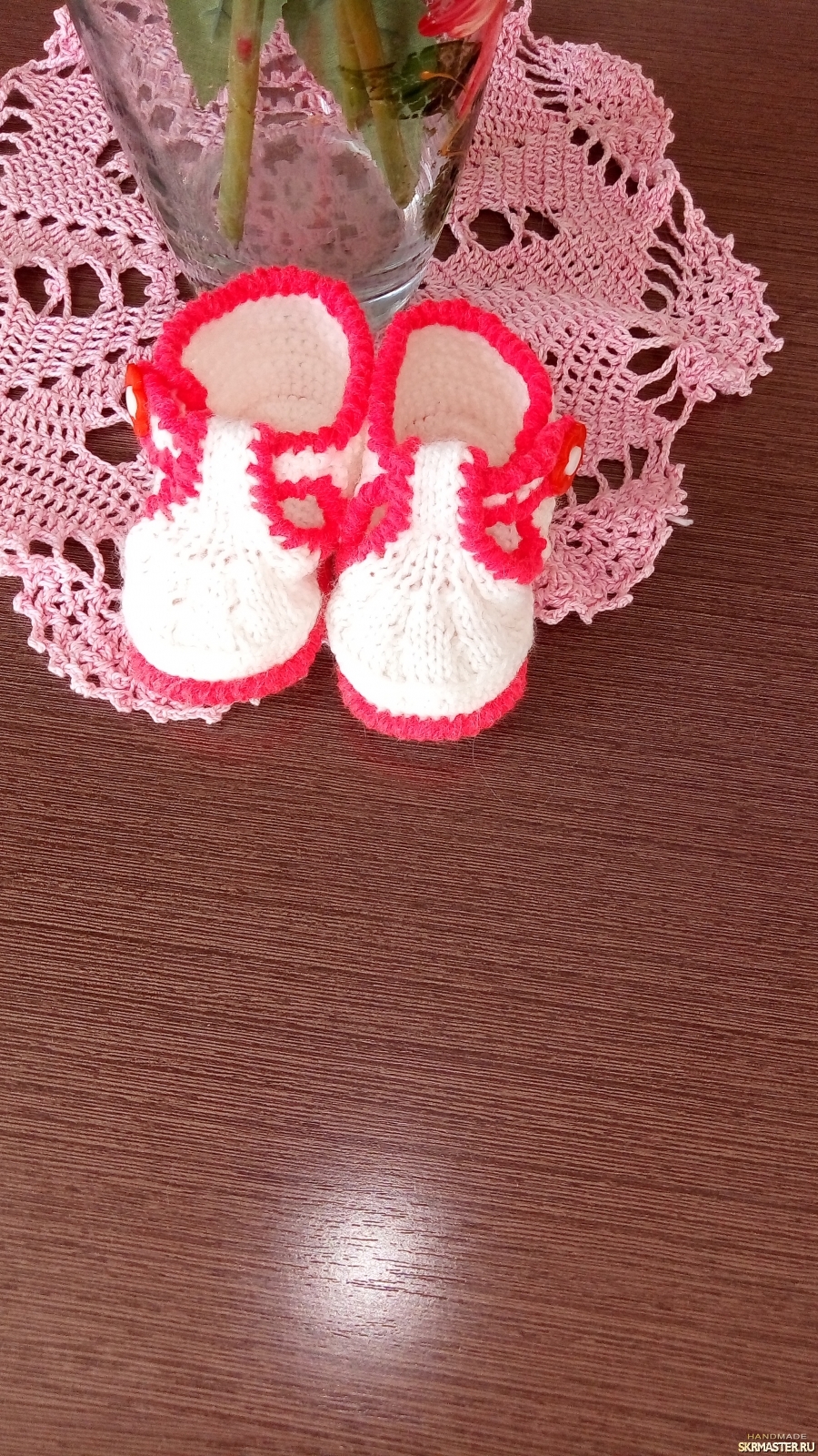 Связать туфельки для девочки спицами: Вязаные спицами туфельки для малышек *Ежевика*