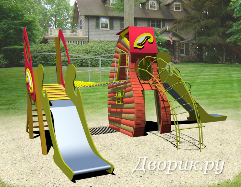 Детская площадка для двора: Детские игровые комплексы «Мой двор»