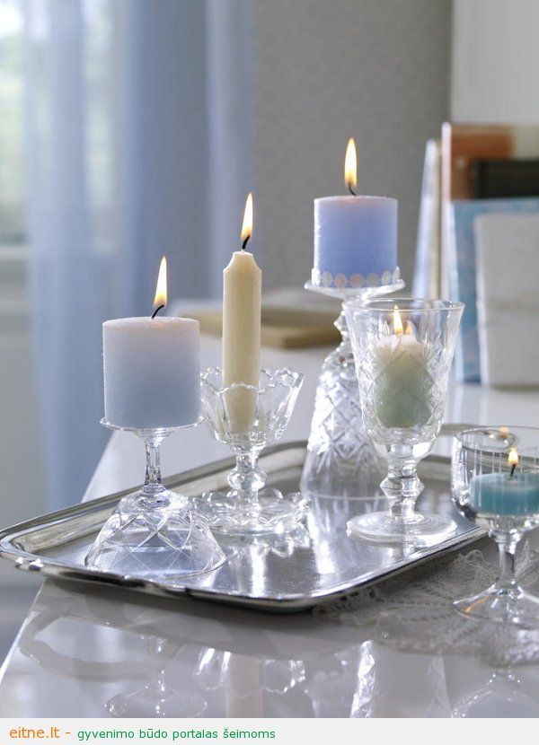 Оформление свечами: Оформить свечу стильно и просто: 5 интересные идеи