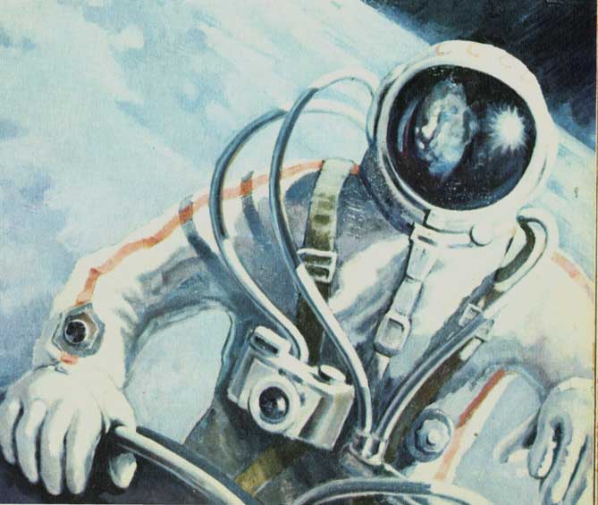 Первая картина нарисованная в космосе: Рисунок на день космонавтики: как нарисовать космос и ракету в школу и садик карандашом