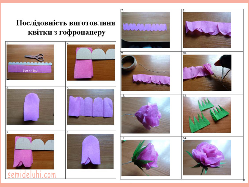 Как сделать объемные цветы из гофрированной бумаги своими руками пошагово: Цветы из гофрированной бумаги своими руками