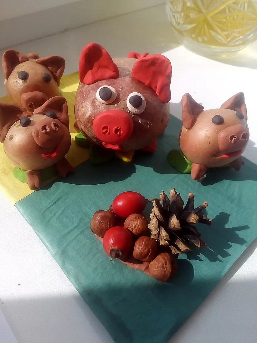 Поделки из чеснока своими руками для школы: Поделки из патиссонов своими руками