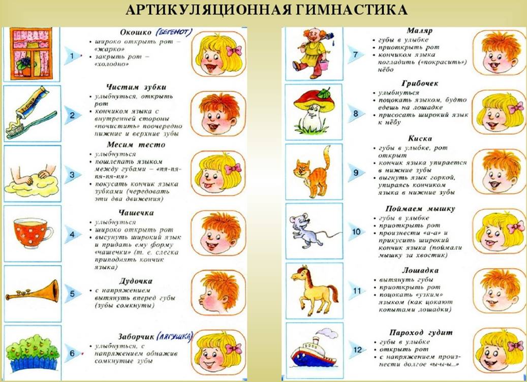 Логопедические упражнения для детей 3-4 лет: эффективные игры и занятия