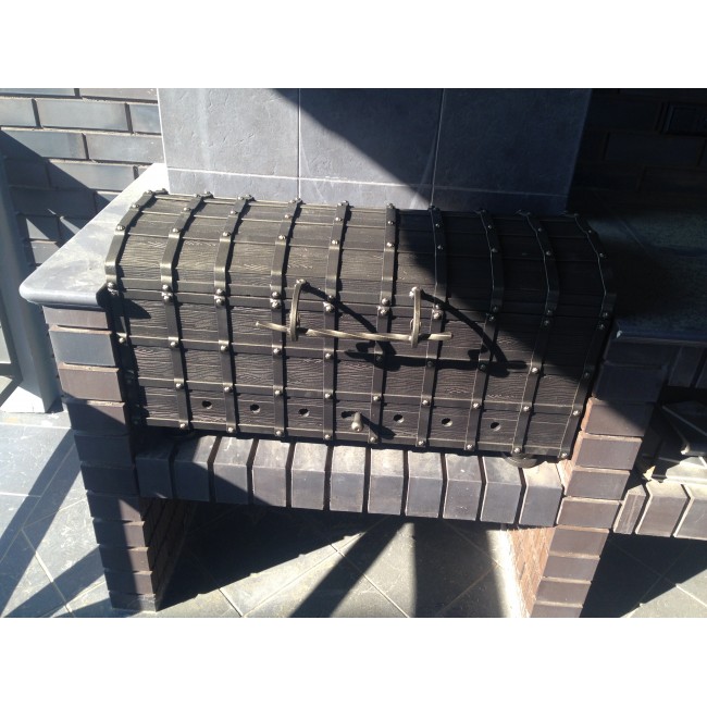 Фото мангал сундук: Мангал "Сундук" на колесах: Материал: сталь 3, 4 мм, Длина по фасаду: 140 см, Ширина (глубина): 40 см, Высота: 95 см, Топка ДхШхВ: 100х40…