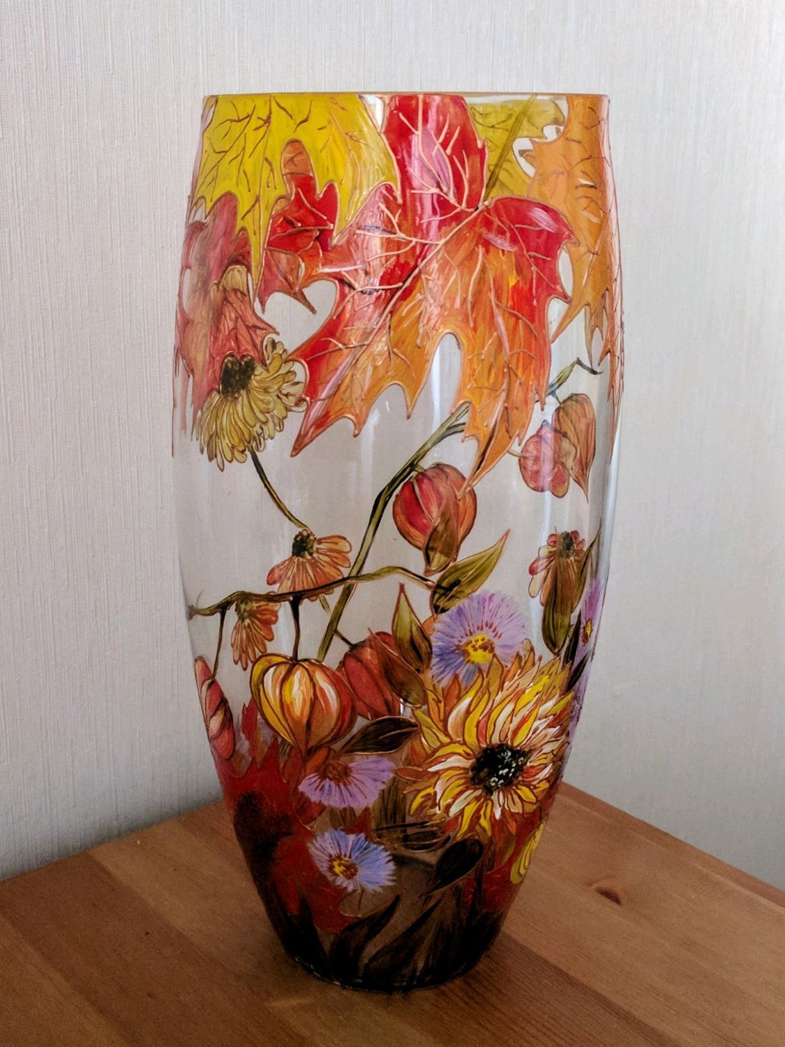 Как сделать вазу из осенних листьев мастер класс: Как сделать вазу из осенних листьев своими руками?