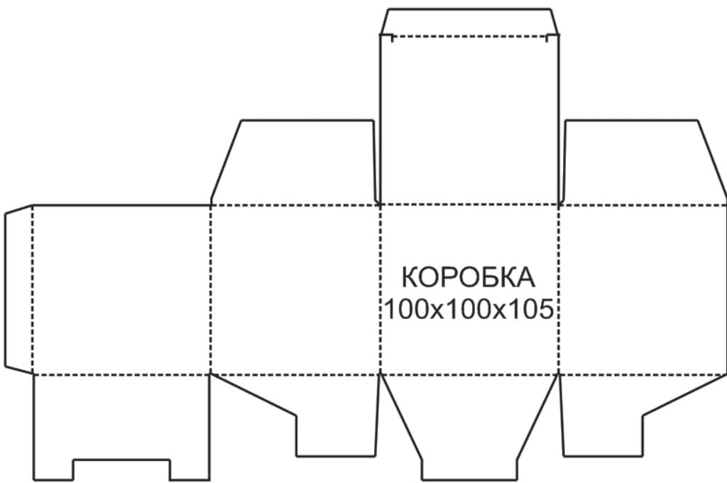 Коробочка своими руками из картона шаблон: поделки для детей, схема домика с большим шаблоном