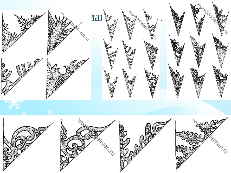 Снежинок узоры: Узоры для вырезания из бумаги ☃️ СНЕЖИНОК ❄️ 10 шт