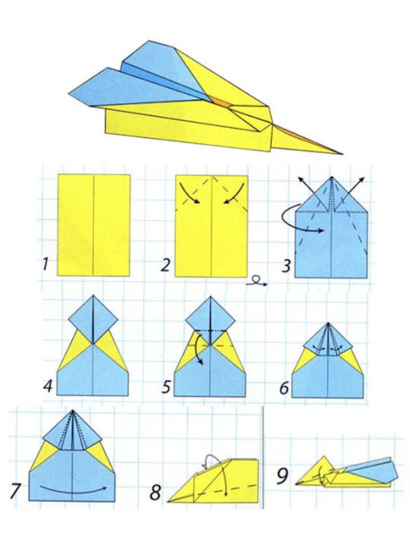 Из бумаги сложить: Как сложить самолетик из бумаги (варианты, схемы)