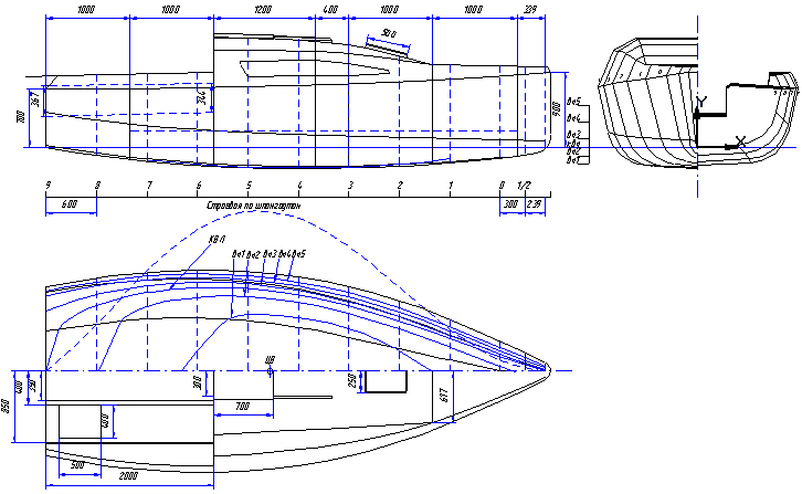 Чертежи моторных лодок: Чертежи катеров и лодок | Пароходофф: Обзоры водной техники и сопутствующих услуг