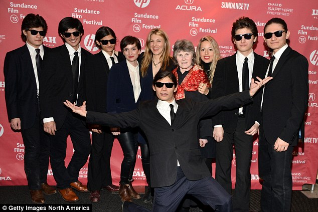 (From left to right) Jagadisa, Govinda, Narayana, producer Izabella Tzenkova, associate producer Megan Delaney, the siblings