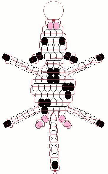 Фигуры из бисера схемы для начинающих схемы: Простые схемы плетения животных из бисера