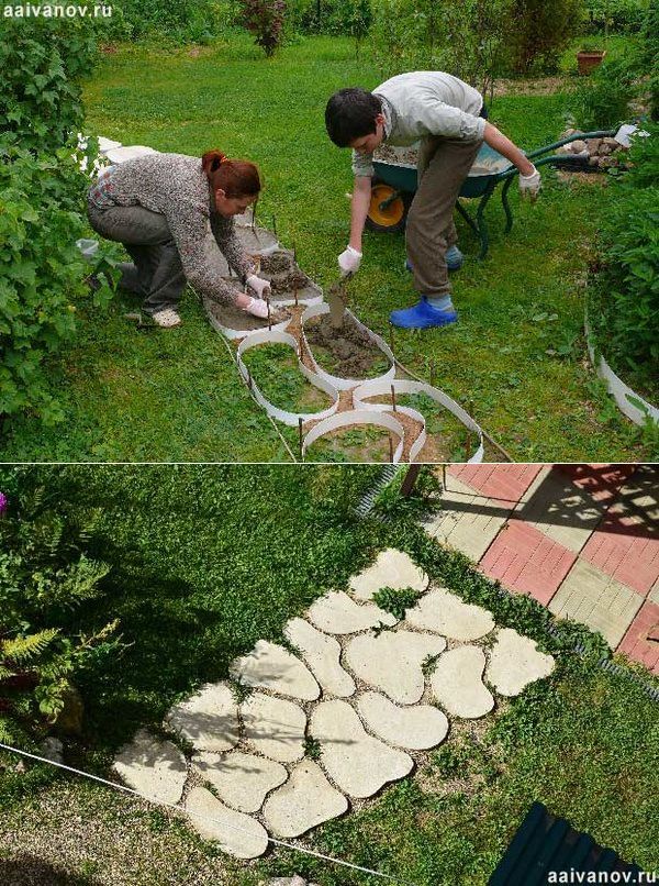 Дорожки своими руками на даче: Дорожки на даче своими руками, как сделать халявные дорожки садовые