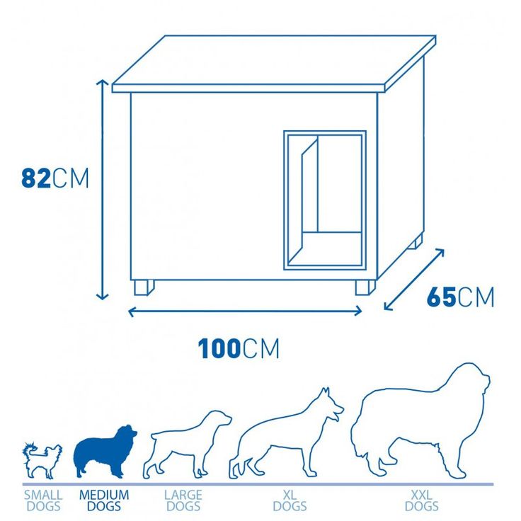 Чертеж будки для большой собаки: размеры и чертежи, выбор материала и утепление