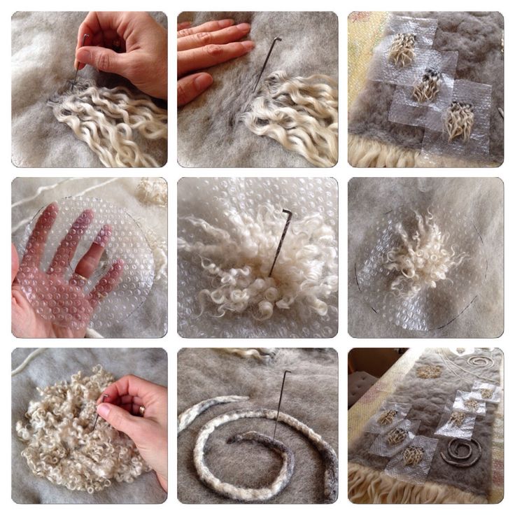 В валянии техника плетения: шерсть и шибори, Cobweb для плетения, животные из ткани, крейзи вул и безопасность, пицца