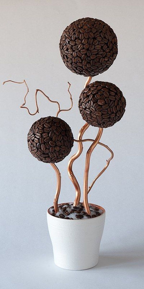 Деревья из кофе своими руками: Как сделать дерево из кофейных зерен