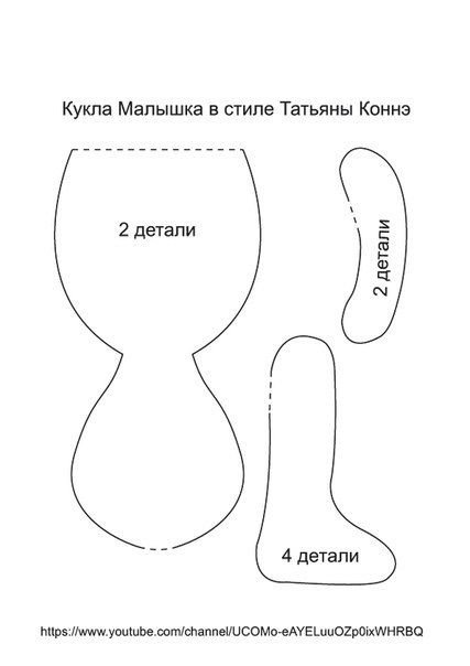 Кукла текстильная интерьерная выкройка: Выкройка интерьерной куклы с большой головой и как её сшить