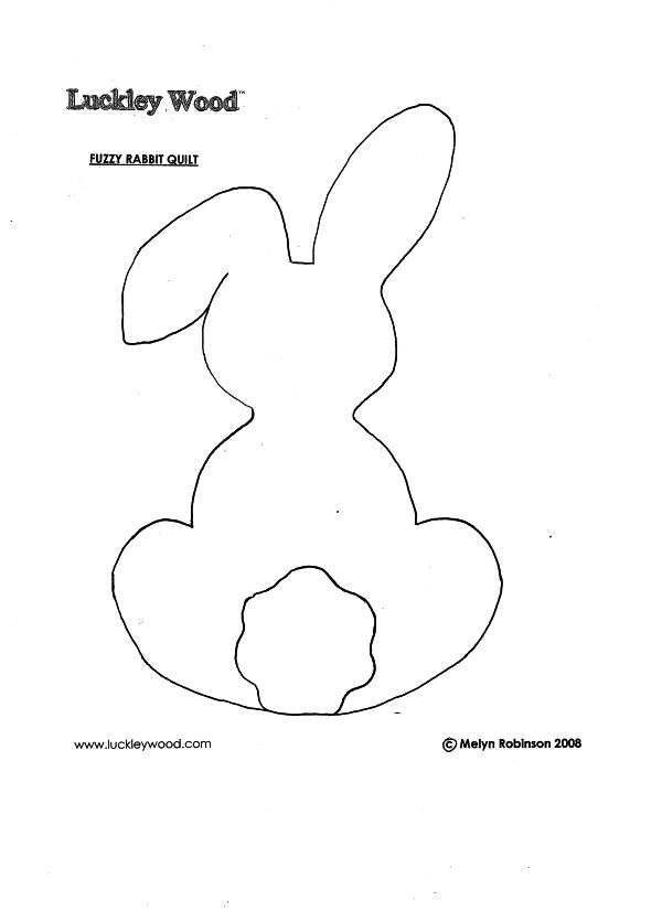 Выкройка зайчика из фетра: 7 выкроек кроликов из фетра