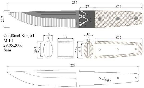 Формы клинков для ножей чертежи: описание, принцип изготовления клинка своими руками, эскизы рукояток