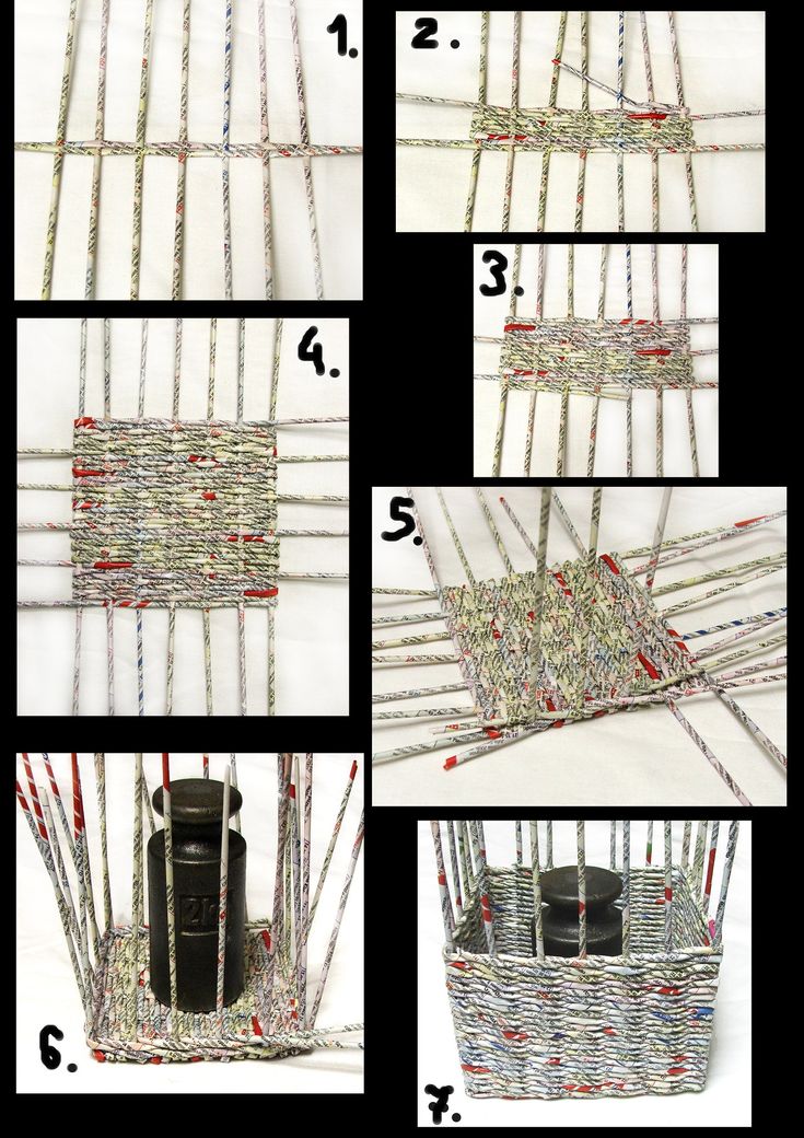 Как сплести корзину из бумаги своими руками: Плетение из газет и бумаги: бесплатные мастер-классы