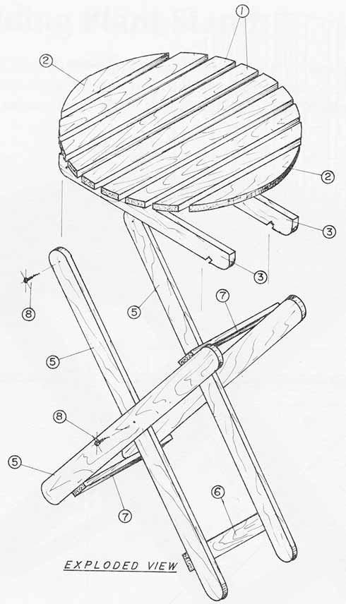 Деревянные складные стулья и столы своими руками чертежи и схемы: Складной стул своими руками - подробное описание технологии постройки (110 фото)