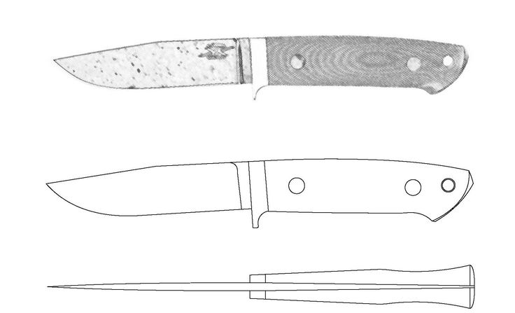 Эскизы охотничьих ножей: Эскизы охотничьих ножей