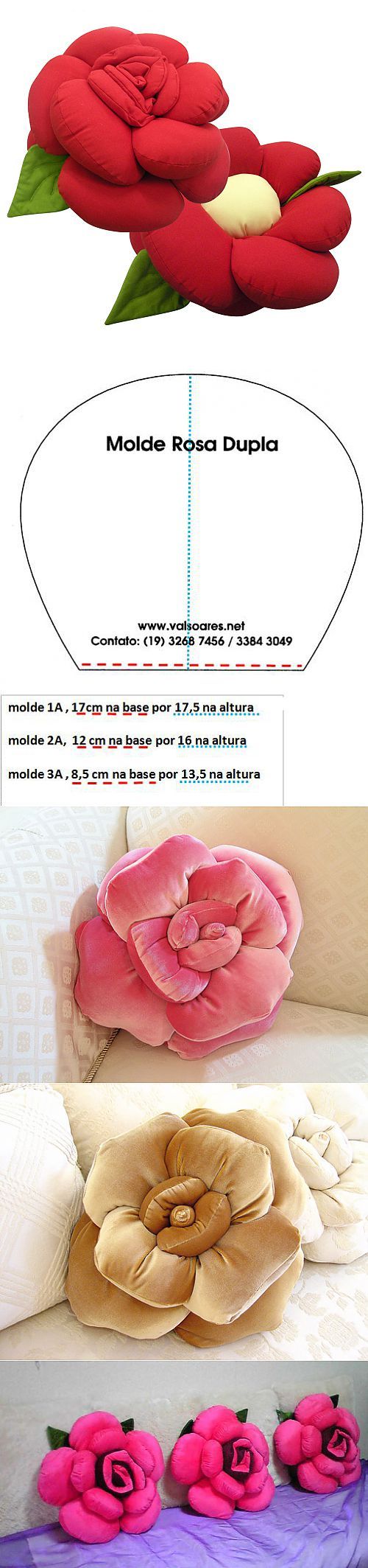 Выкройка цветок подушка: Мастер-класс смотреть онлайн: Делаем декоративную подушку "Роза-Ромашка"