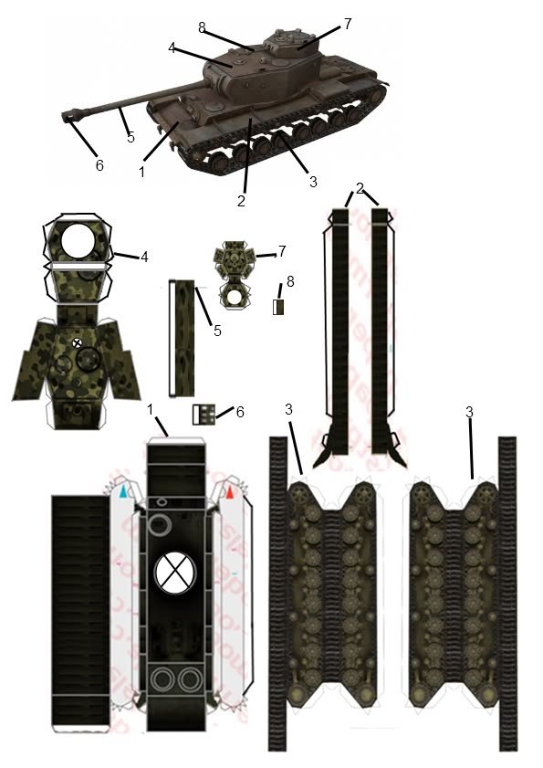 Модели из бумаги танк из бумаги: Военная техника из бумаги :: PAPER-MODELS.RU - бумажные модели журналы по моделированию бесплатно, без регистрации и смс