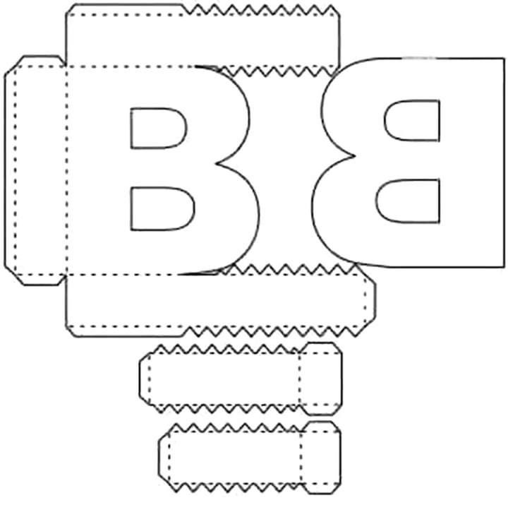 Объемные буквы распечатать: Объемные буквы - шаблоны для распечатки и вырезания из бумаги