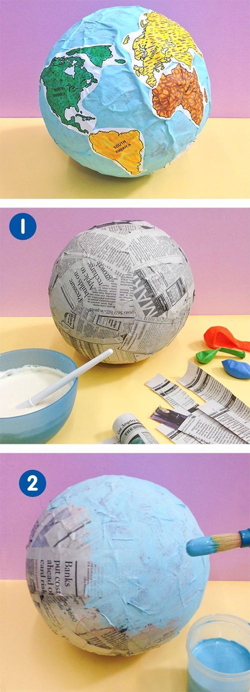 Как сделать глобус своими руками видео: Как сделать глобус из пластилина своими руками: модель для детей с фото-подборкой