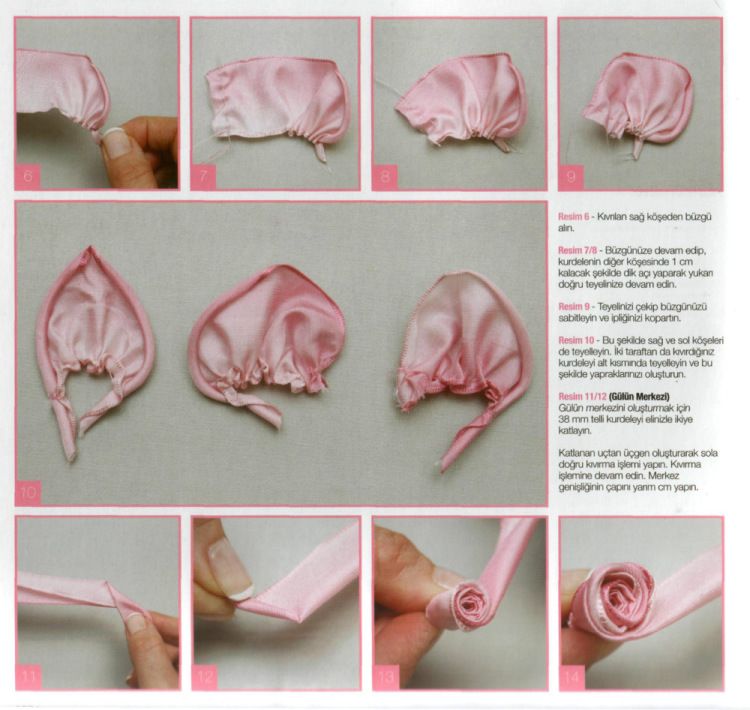 Видео как сделать цветы из лент цветы: Как сделать розы из лент своими руками