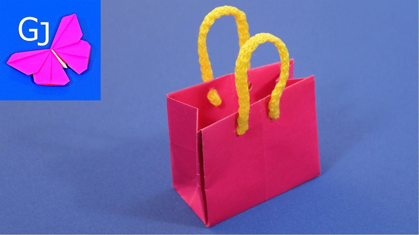 Оригами сумочка