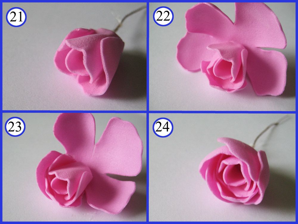 Цветы из фоамирана мастер класс с пошаговым фото шаблоны для начинающих: Цветы из фоамирана мастер класс для начинающих